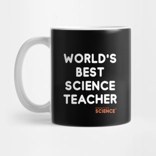 Teacher: World's Best Science Teacher White Writing Mug